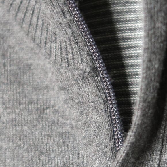 Cutter & Buck Mens Pullover Sweater Size XL Gray Half Zip Cotton - Picture 8 of 11